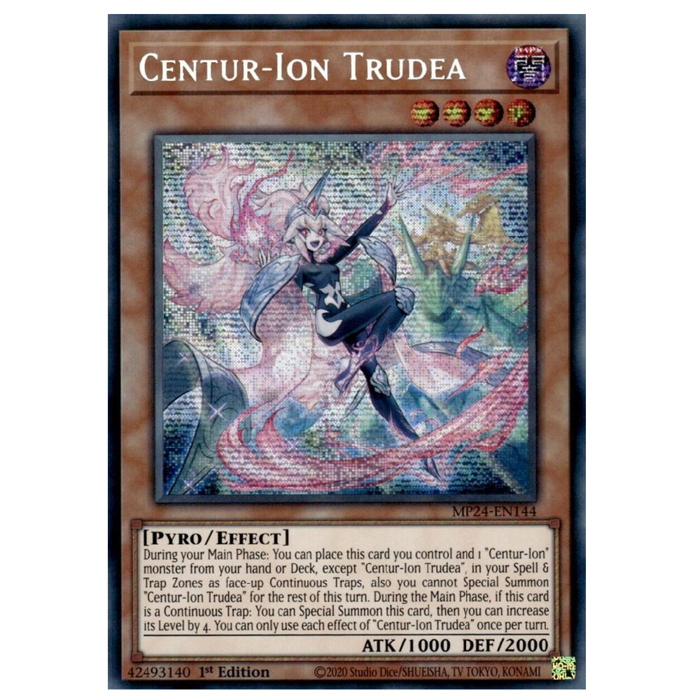 Centur-Ion Trudea - MP24-EN144 - Prismatic Secret Rare - 1st Edition