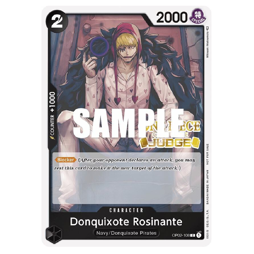 Donquixote Rosinante (Judge Pack Vol. 2) - OP02-108 - C - 1st Edition