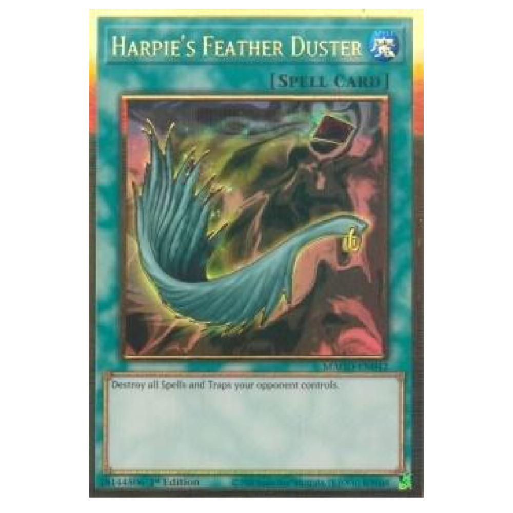 Harpie's Feather Duster - MAGO-EN042 - Premium Gold Rare - 1st Edition
