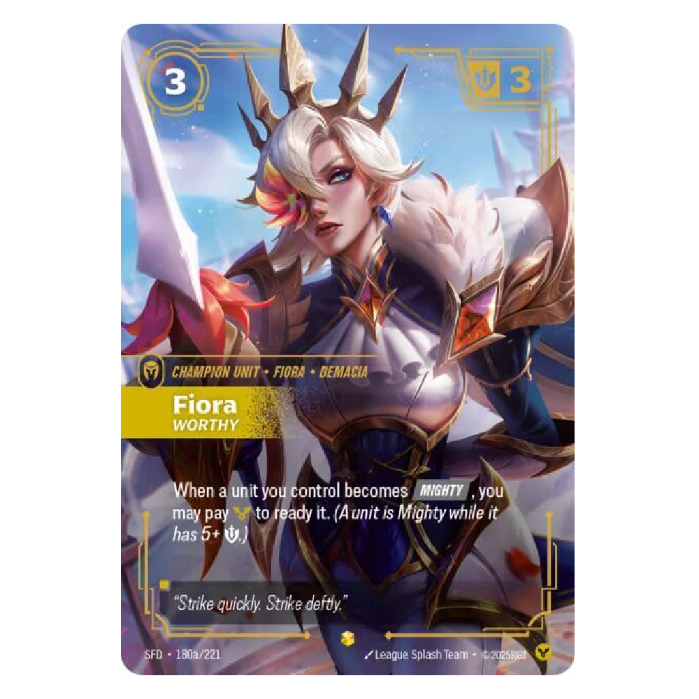 Fiora Worthy - SFD 180a/221 - Showcase - 1st Edition