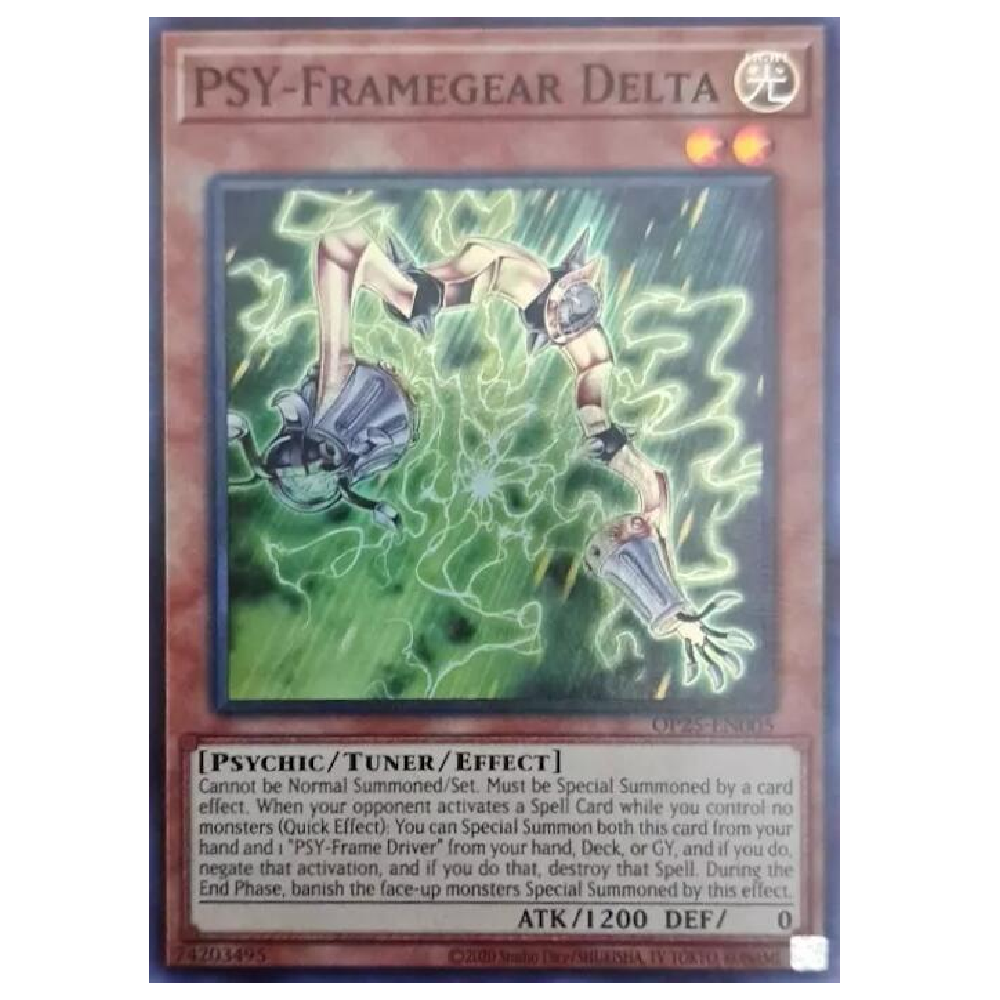 PSY-Framegear Delta - OP25-EN005 - Super Rare - Unlimited Edition
