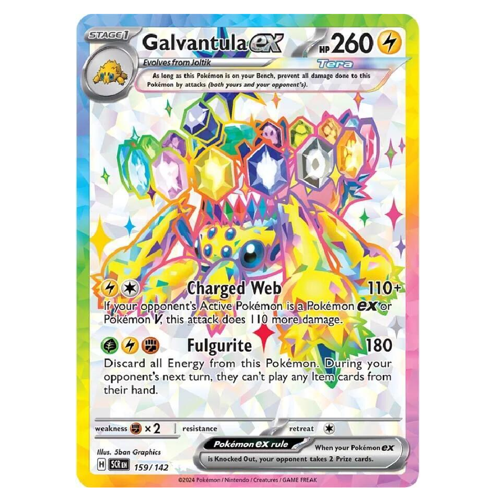 Galvantula ex - 159/142 - Ultra Rare - 1st Edition