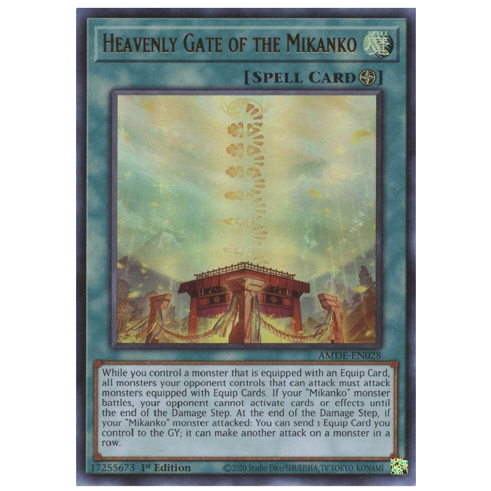 Heavenly Gate of the Mikanko - AMDE-EN028 - Ultra Rare - 1st Edition