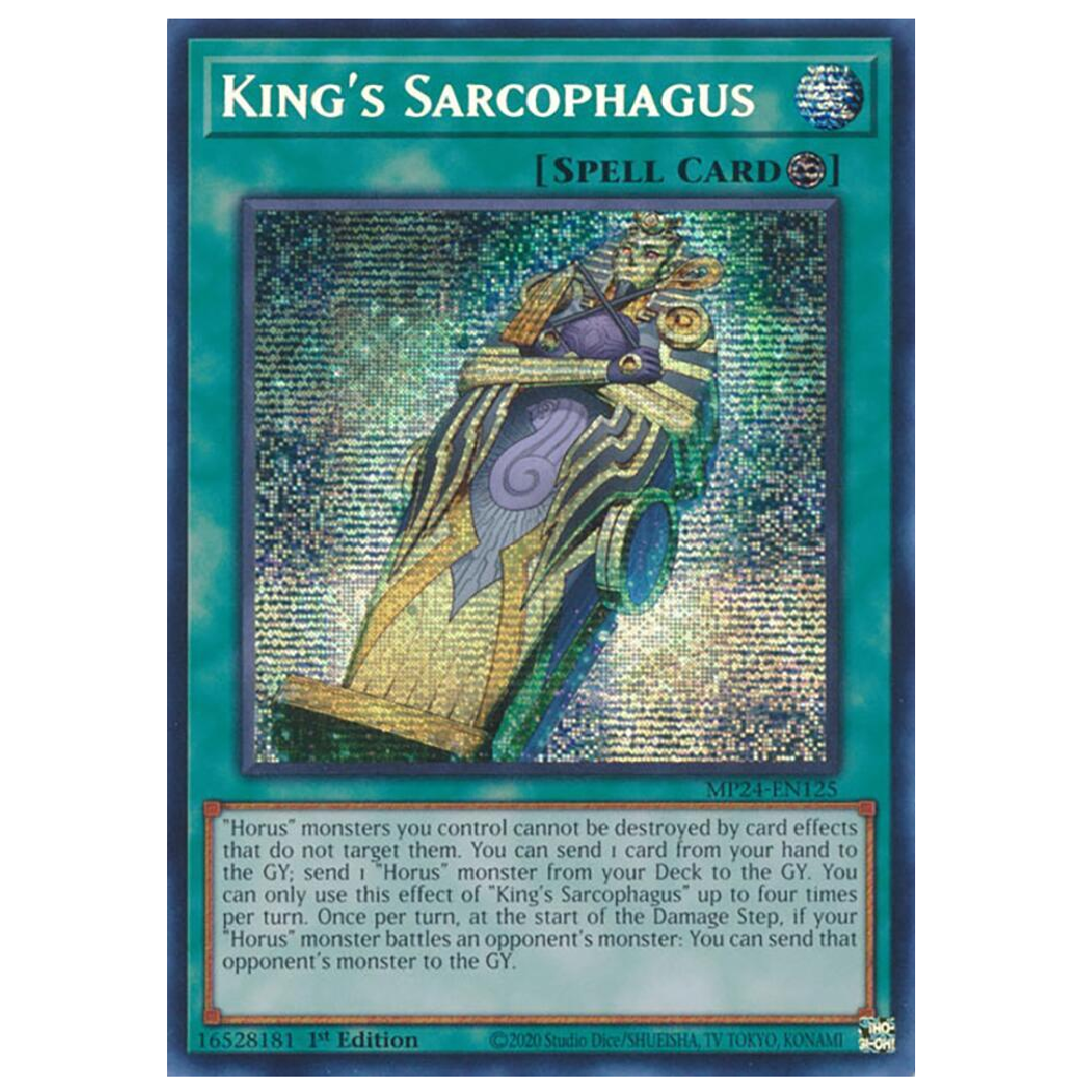 King's Sarcophagus - MP24-EN125 - Prismatic Secret Rare - 1st Edition