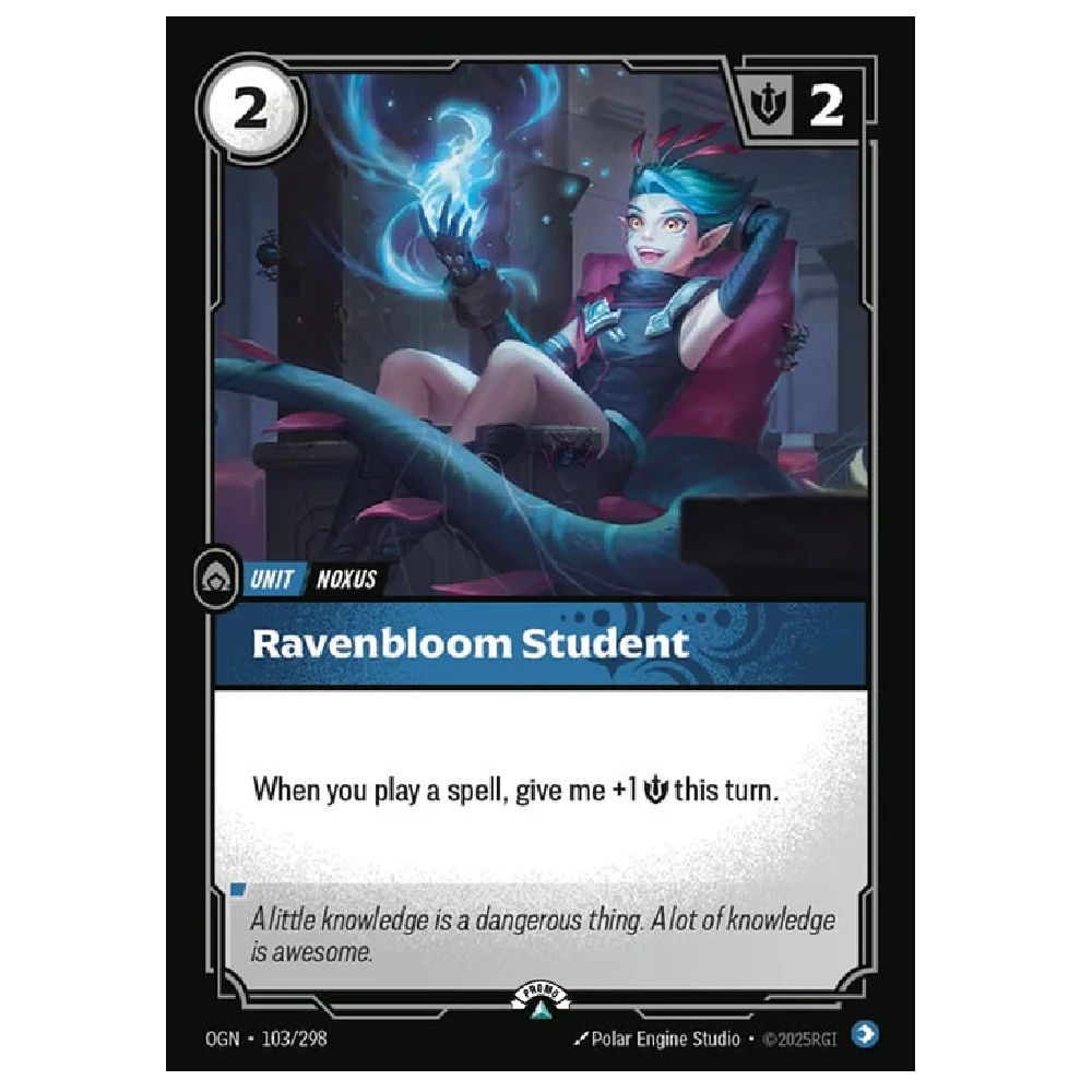 Ravenbloom Student - OGN 103/298 - Promo - 1st Edition