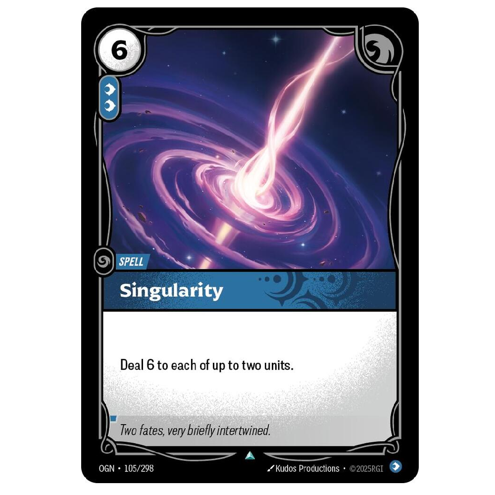 Singularity (Foil) - OGN 105/298 - Uncommon - 1st Edition