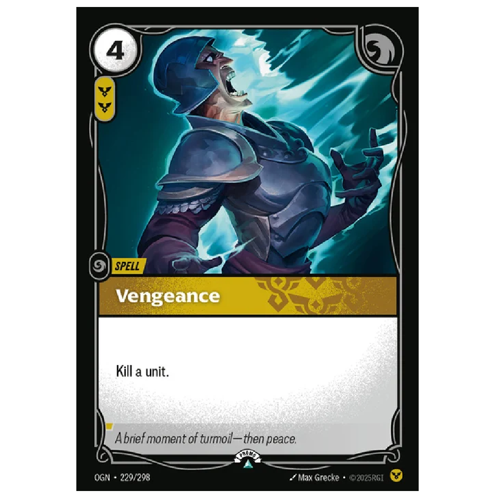 Vengeance - OGN 229/298 - Promo - 1st Edition