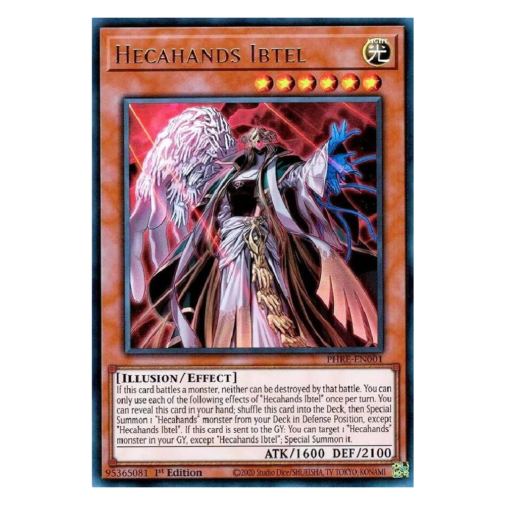 Hecahands Ibtel - PHRE-EN001 - Ultra Rare - 1st Edition