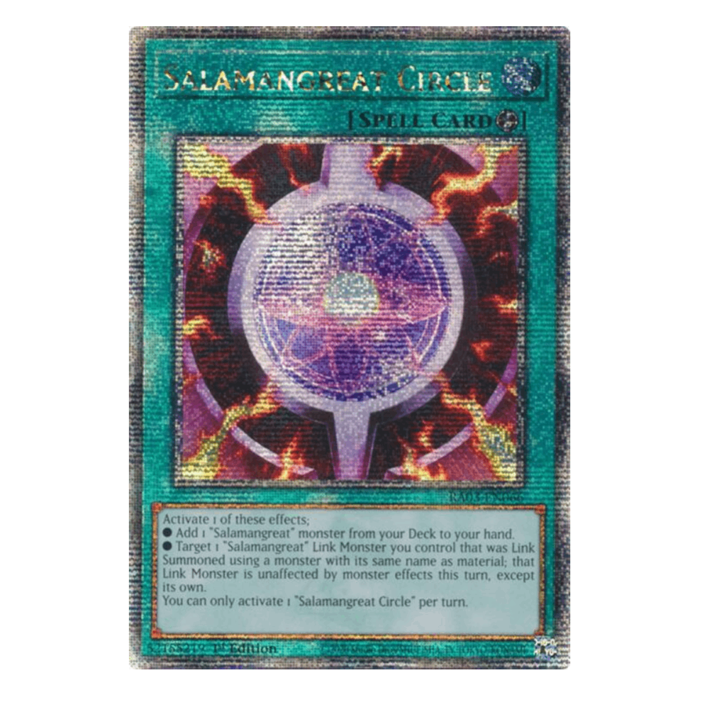 Salamangreat Circle - RA03-EN066 - Quarter Century Secret Rare - 1st Edition