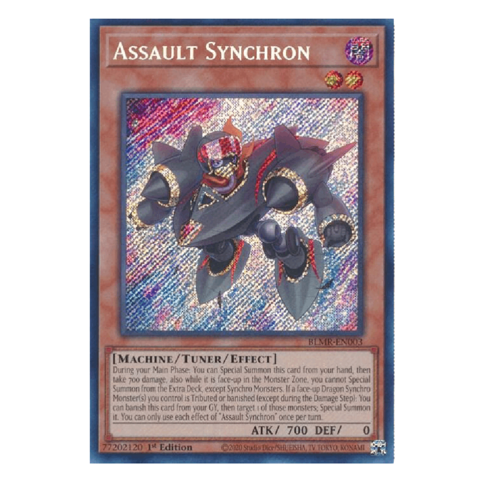 Assault Synchron - BLMR-EN003 - Secret Rare - 1st Edition