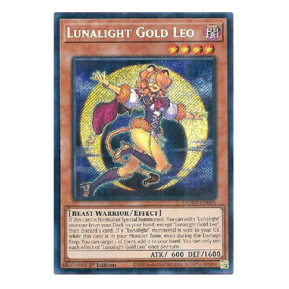 Lunalight Gold Leo - DUAD-EN005 - Secret Rare - 1st Edition