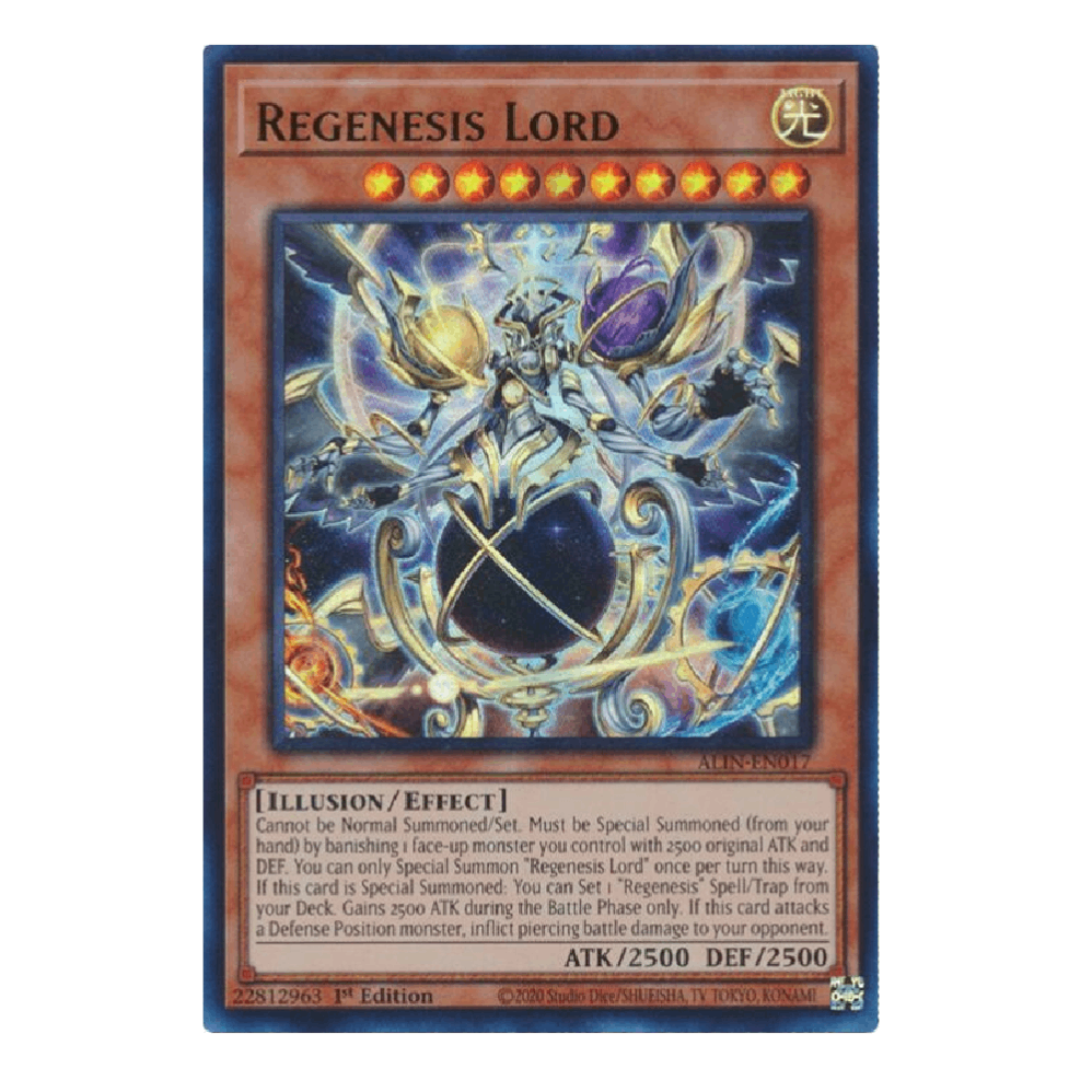 Regenesis Lord - ALIN-EN017 - Ultra Rare - 1st Edition