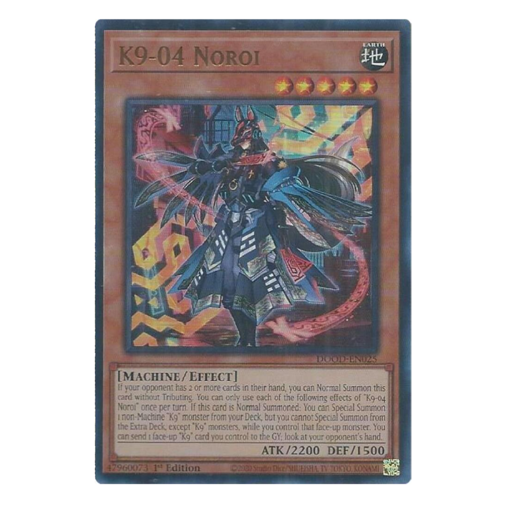 K9-04 Noroi - DOOD-EN025 - Ultra Rare - 1st Edition
