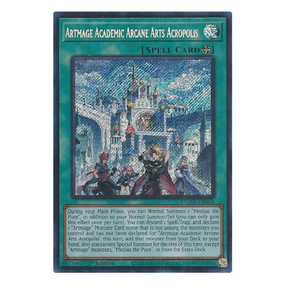 Artmage Academic Arcane Arts Acropolis - DUAD-EN054 - Secret Rare - 1st Edition