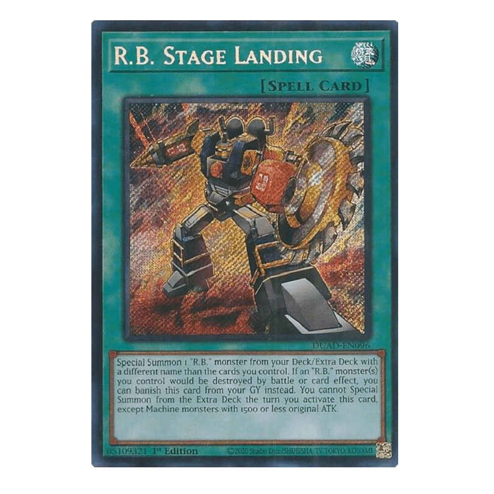 R.B. Stage Landing - DUAD-EN096 - Secret Rare - 1st Edition