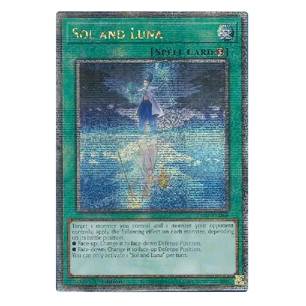 Sol and Luna - RA02-EN068 - Quarter Century Secret Rare - 1st Edition