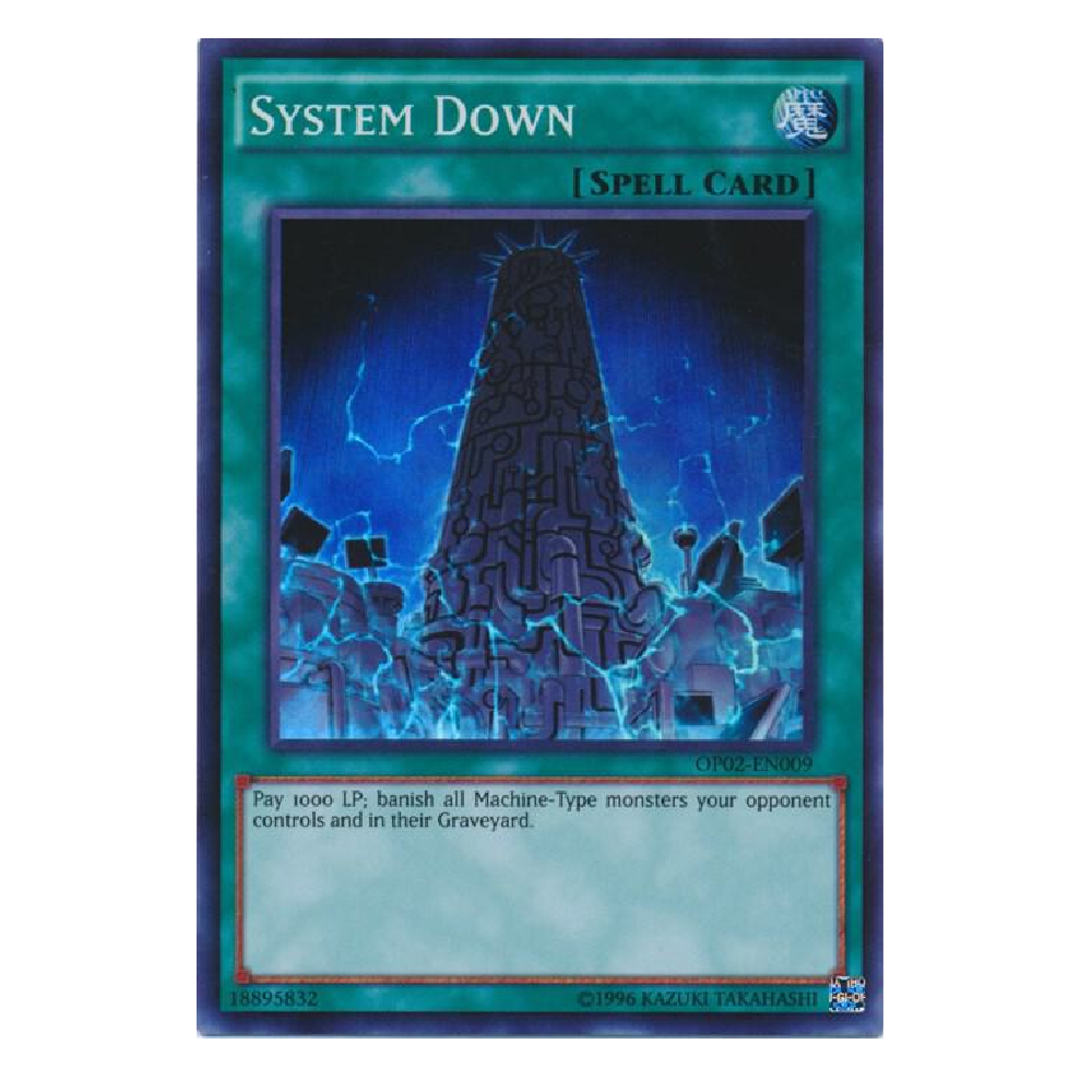 System Down - OP02-EN009 - Super Rare - Unlimited Edition