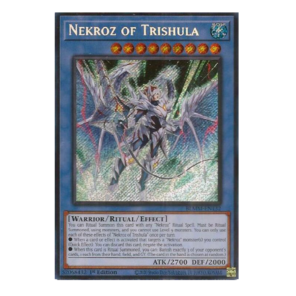 Nekroz of Trishula - BLMM-EN132 - Secret Rare - 1st Edition