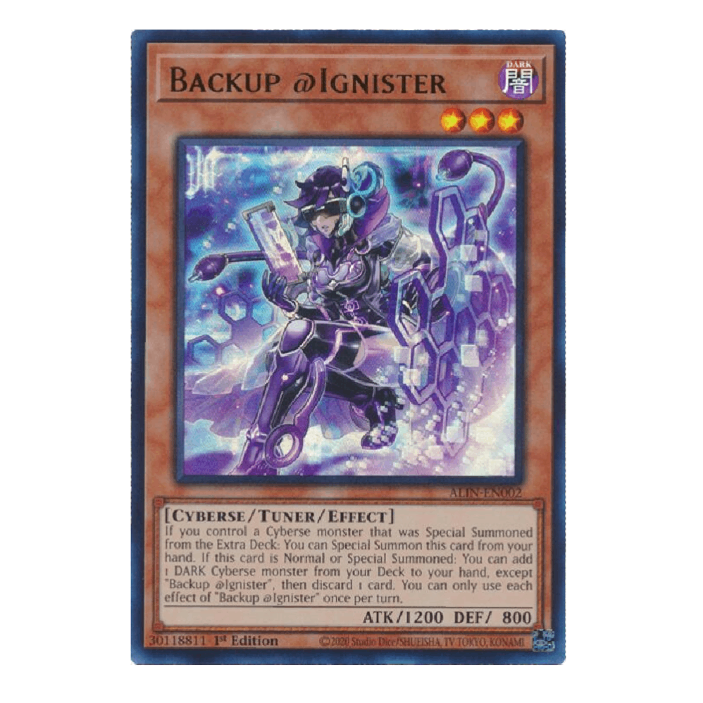 Backup @Ignister - ALIN-EN002 - Ultra Rare - 1st Edition