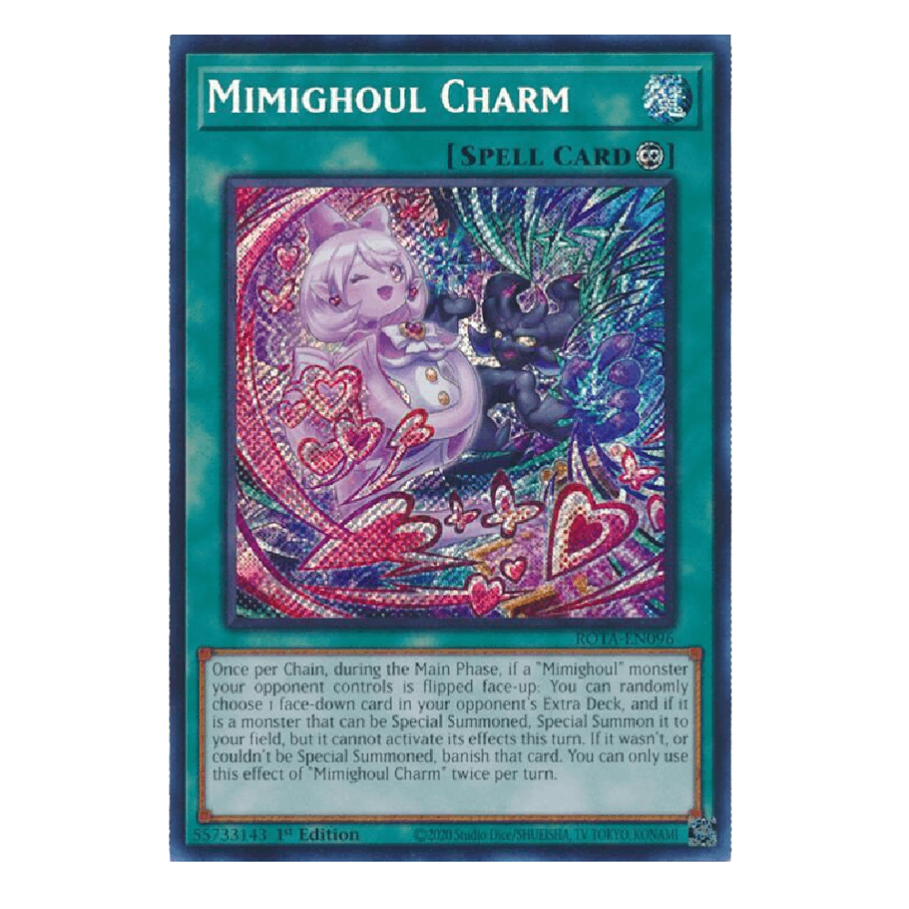Mimighoul Charm - ROTA-EN096 - Secret Rare - 1st Edition