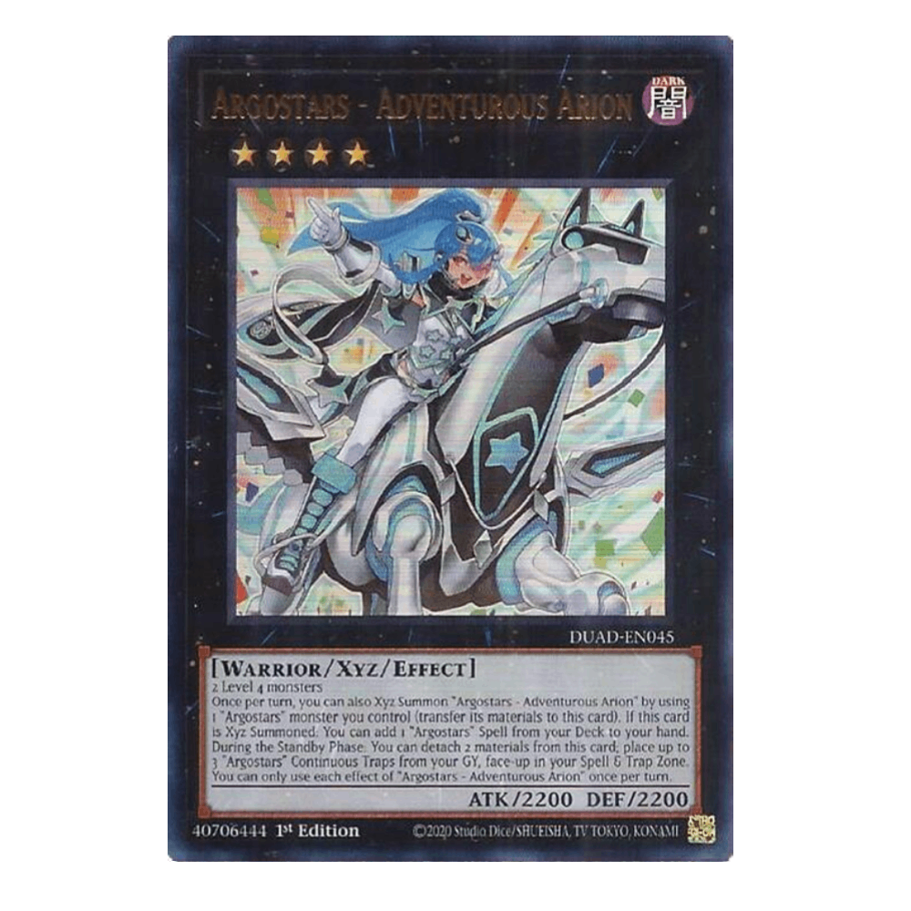 Argostars - Adventurous Arion - DUAD-EN045 - Ultra Rare - 1st Edition