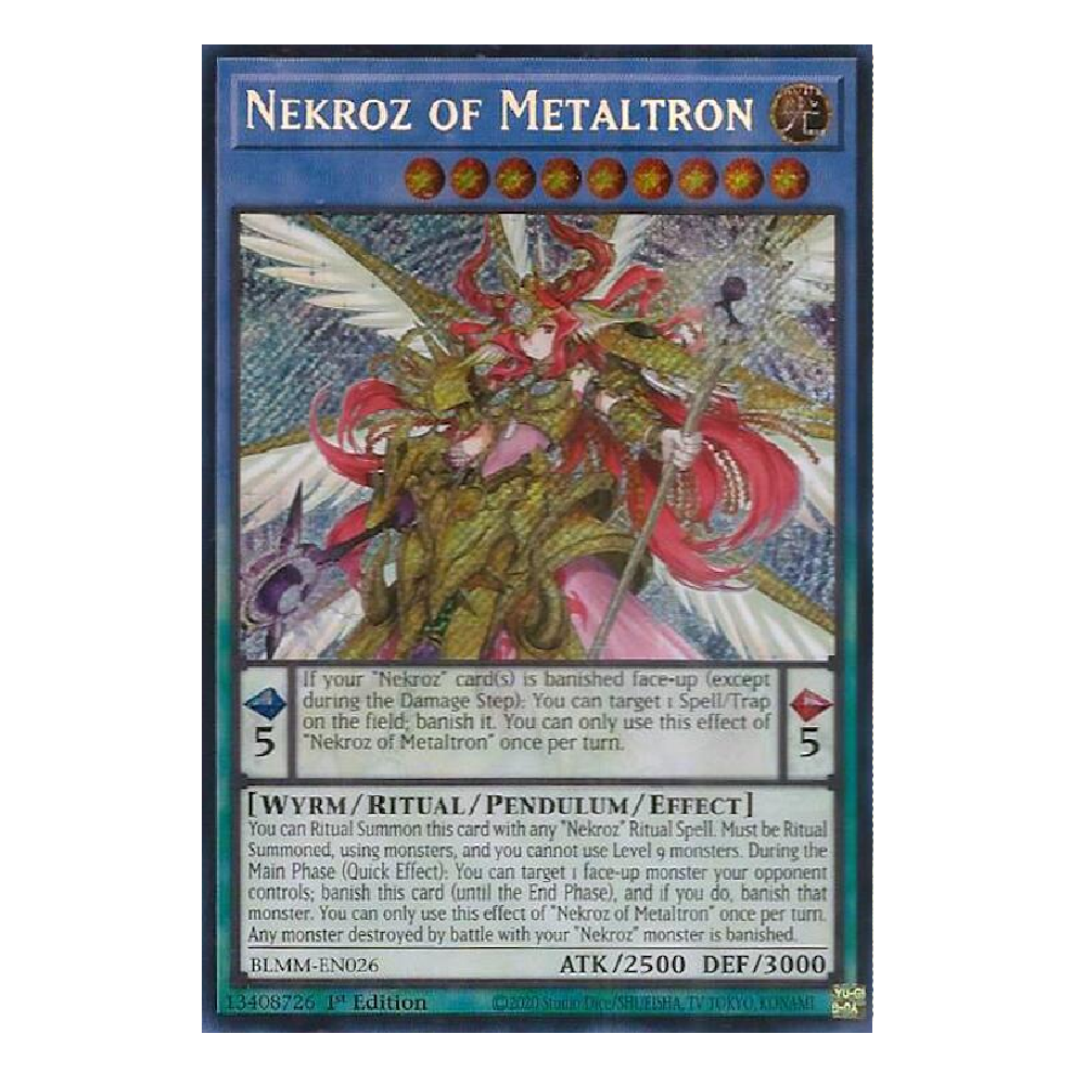 Nekroz of Metaltron - BLMM-EN026 - Secret Rare - 1st Edition