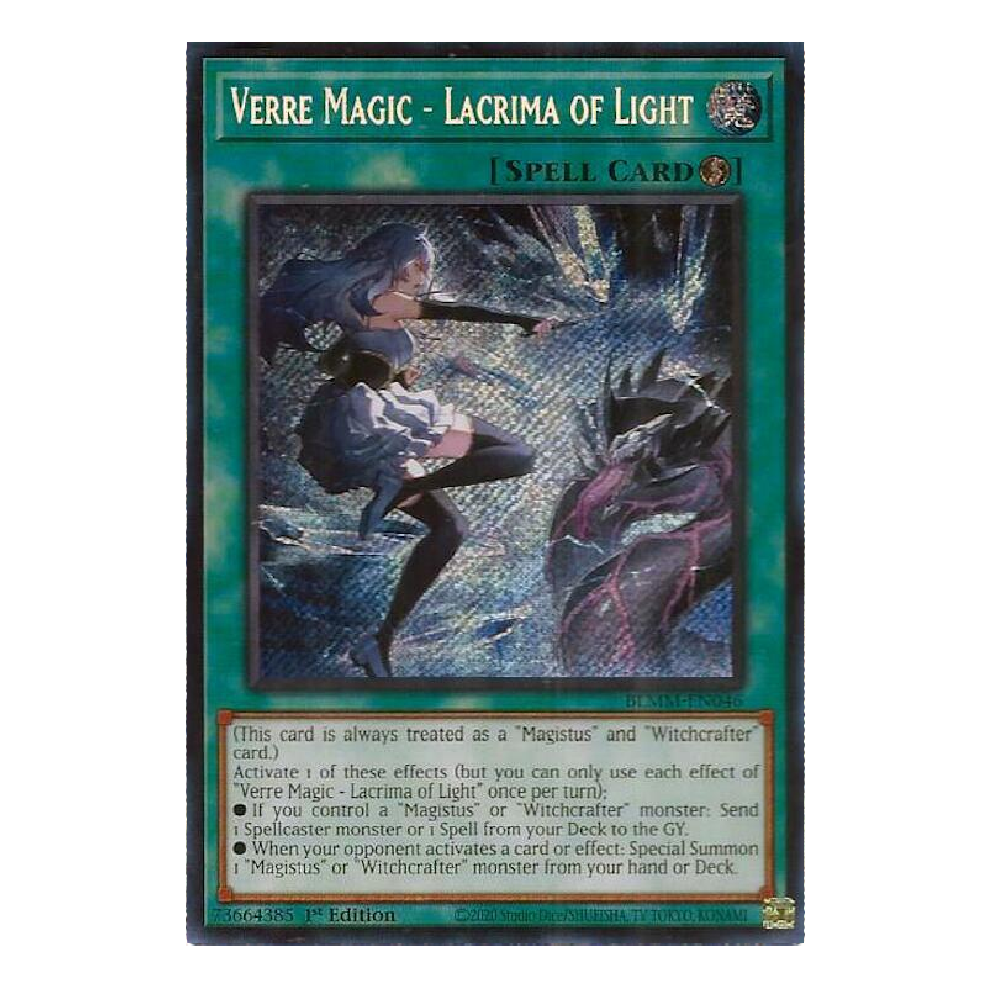 Verre Magic - Lacrima of Light - BLMM-EN046 - Secret Rare - 1st Edition