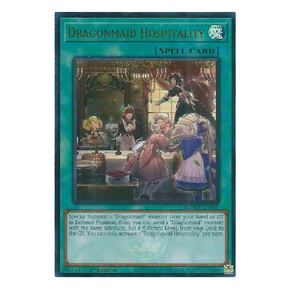 Dragonmaid Hospitality - BLMM-EN065 - Ultra Rare - 1st Edition