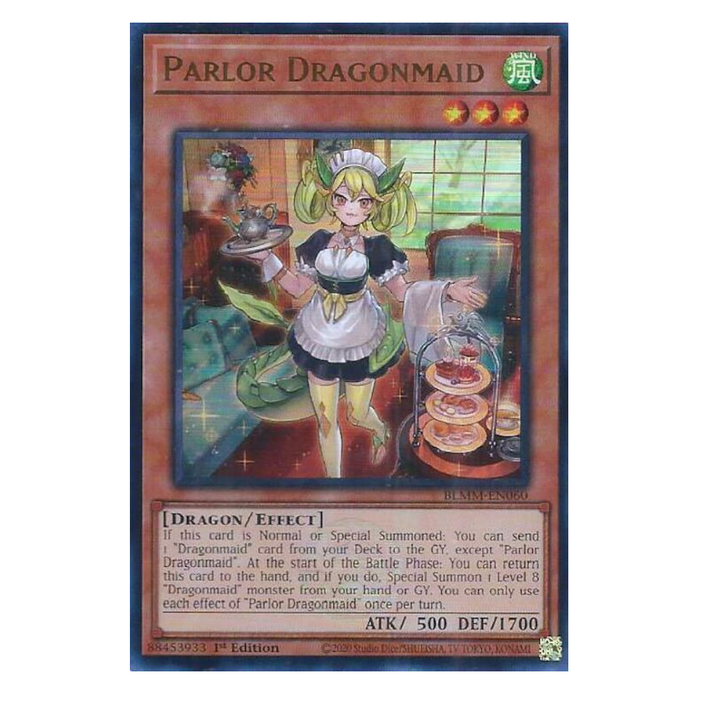 Parlor Dragonmaid - BLMM-EN060 - Ultra Rare - 1st Edition
