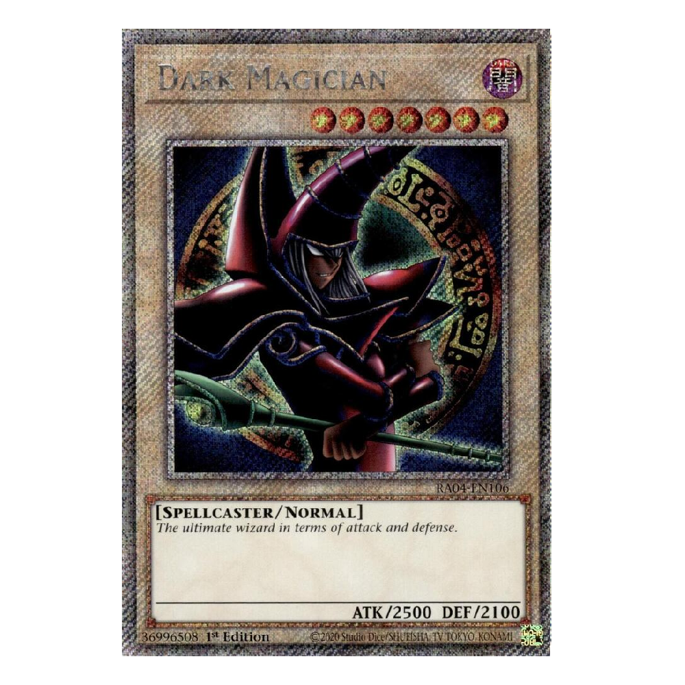 Dark Magician (Arkana Alt Art) - RA04-EN106 - Platinum Secret Rare - 1st Edition