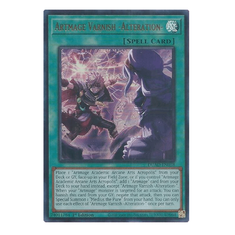 Artmage Varnish - Alteration - DUAD-EN058 - Ultra Rare - 1st Edition