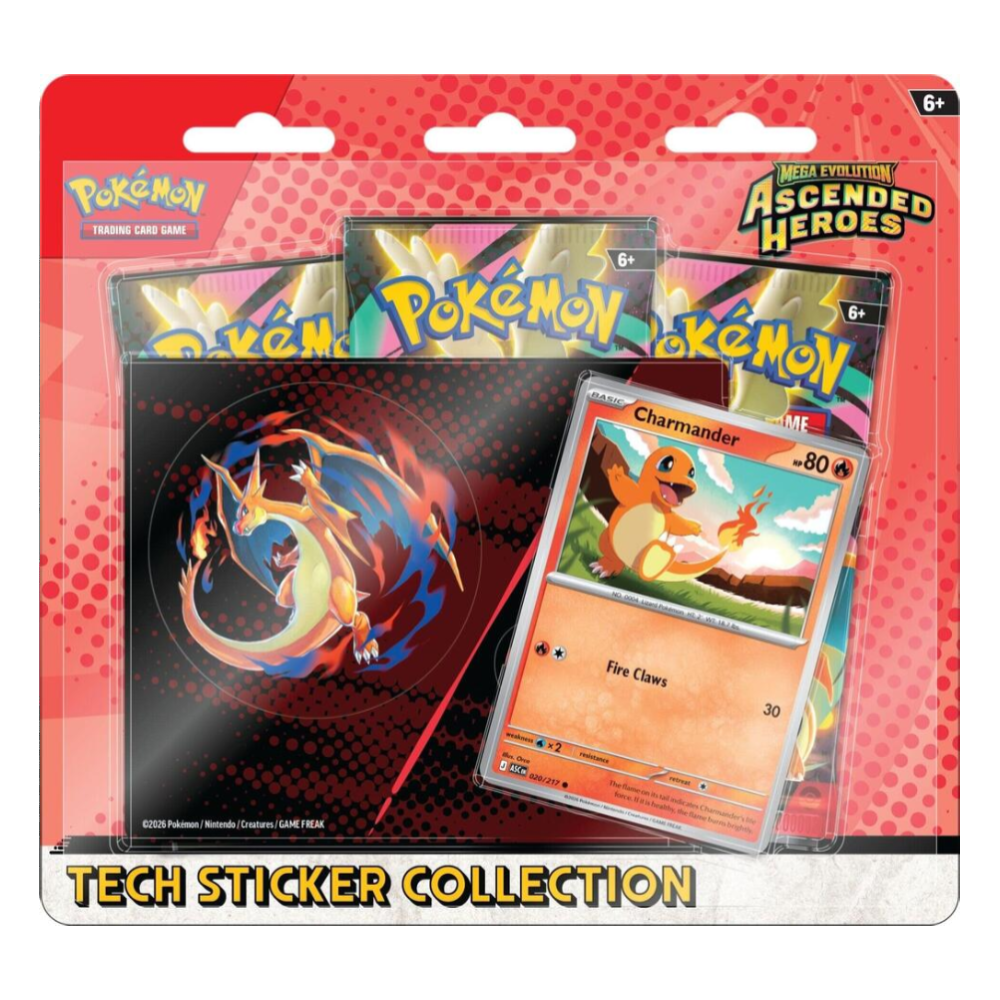 Pokemon TCG: Mega Evolution - Tech Sticker Collection - Ascended Heroes (Charmander)
