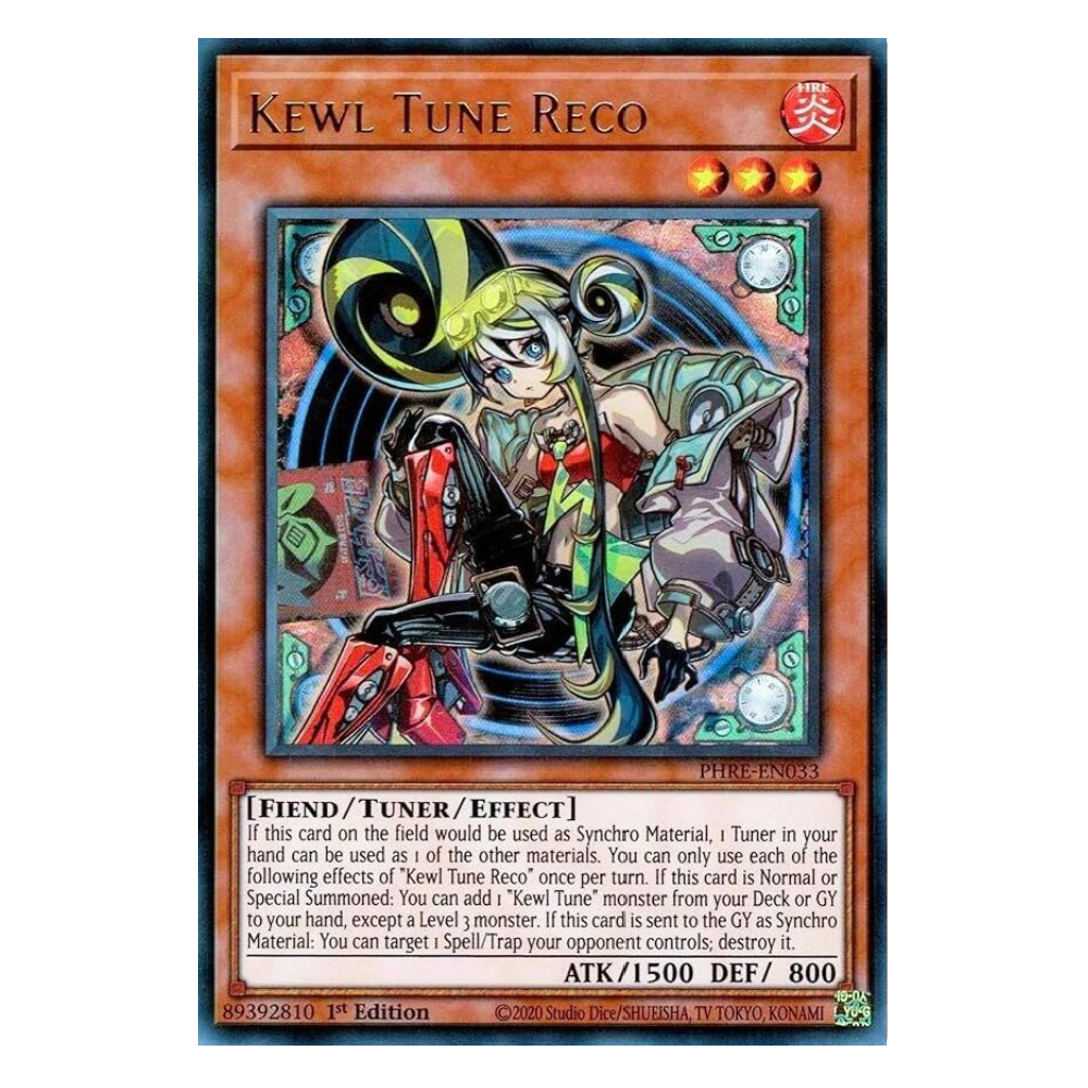 Kewl Tune Reco - PHRE-EN033 - Ultra Rare - 1st