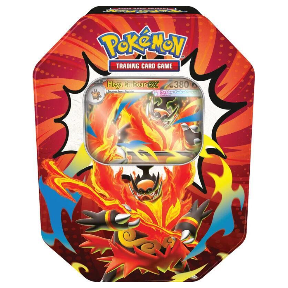 Pokemon TCG: Mega Evolution - Ascended Heroes Tin - Mega Emboar ex