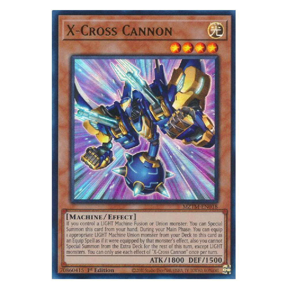 X-Cross Cannon - MZTM-EN018 - Ultra Rare - 1st