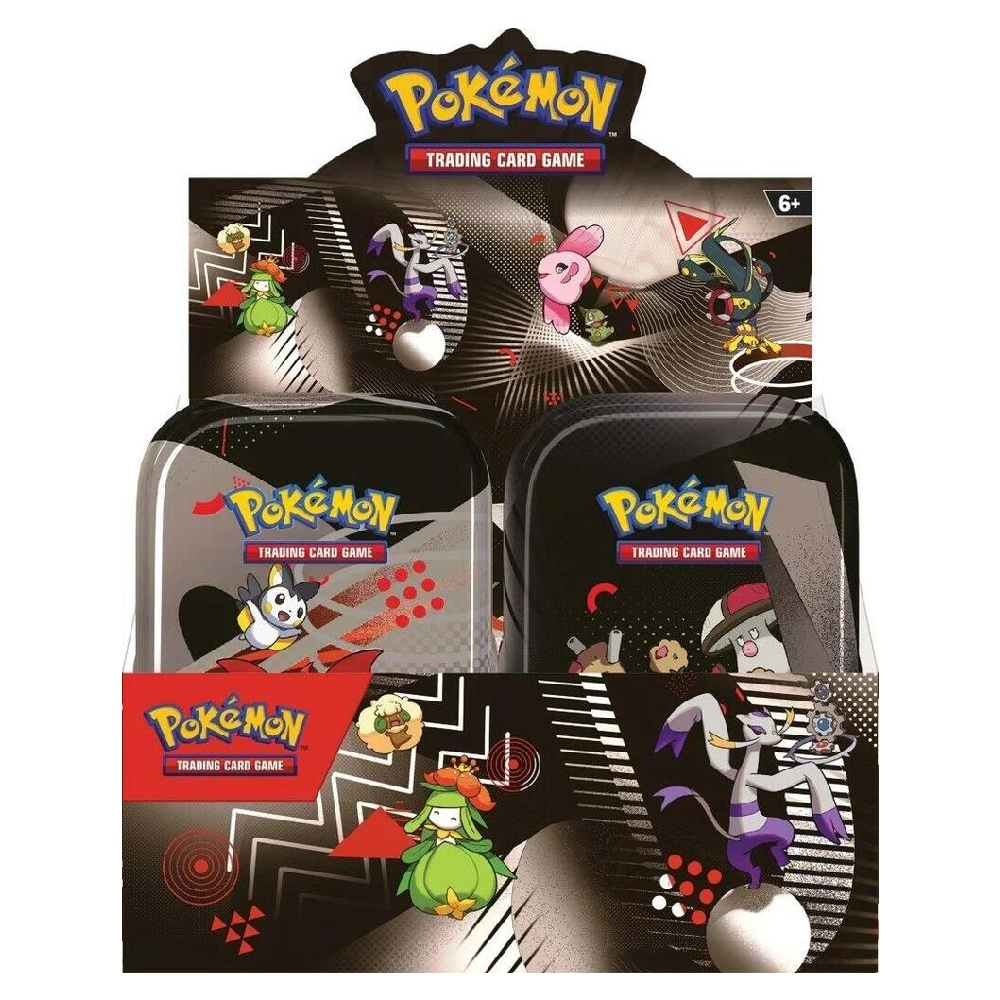 Pokemon TCG: Scarlet & Violet - Unova Mini Tin Display - Black Bolt & White Flare