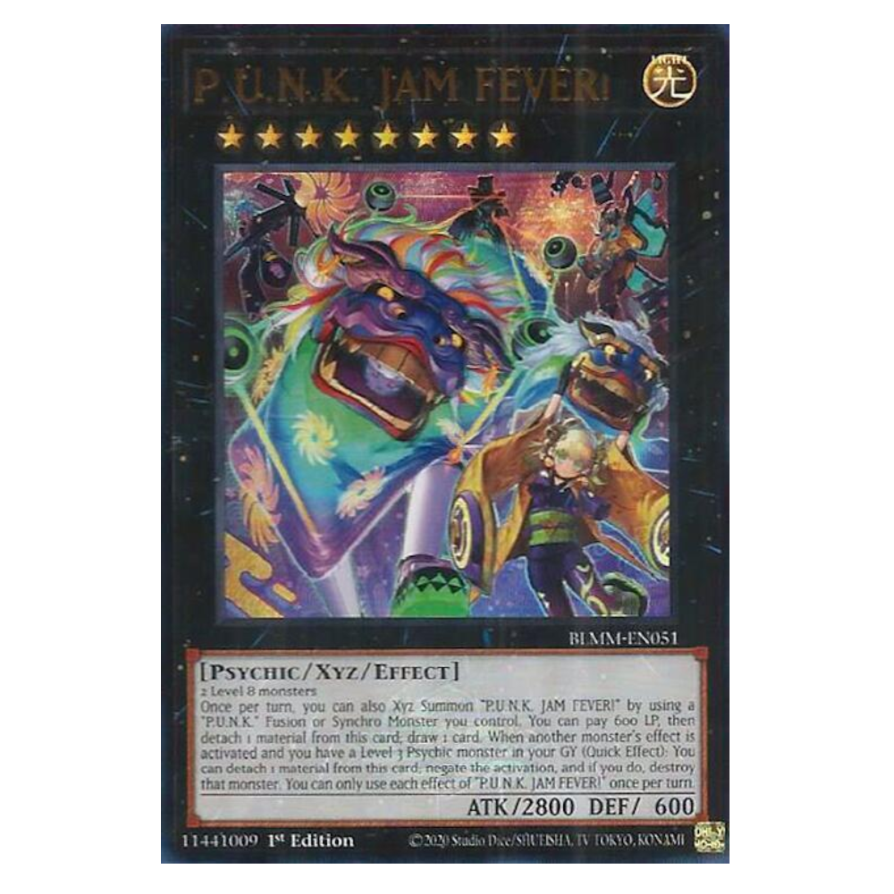 P.U.N.K. JAM FEVER! - BLMM-EN051 - Ultra Rare - 1st Edition