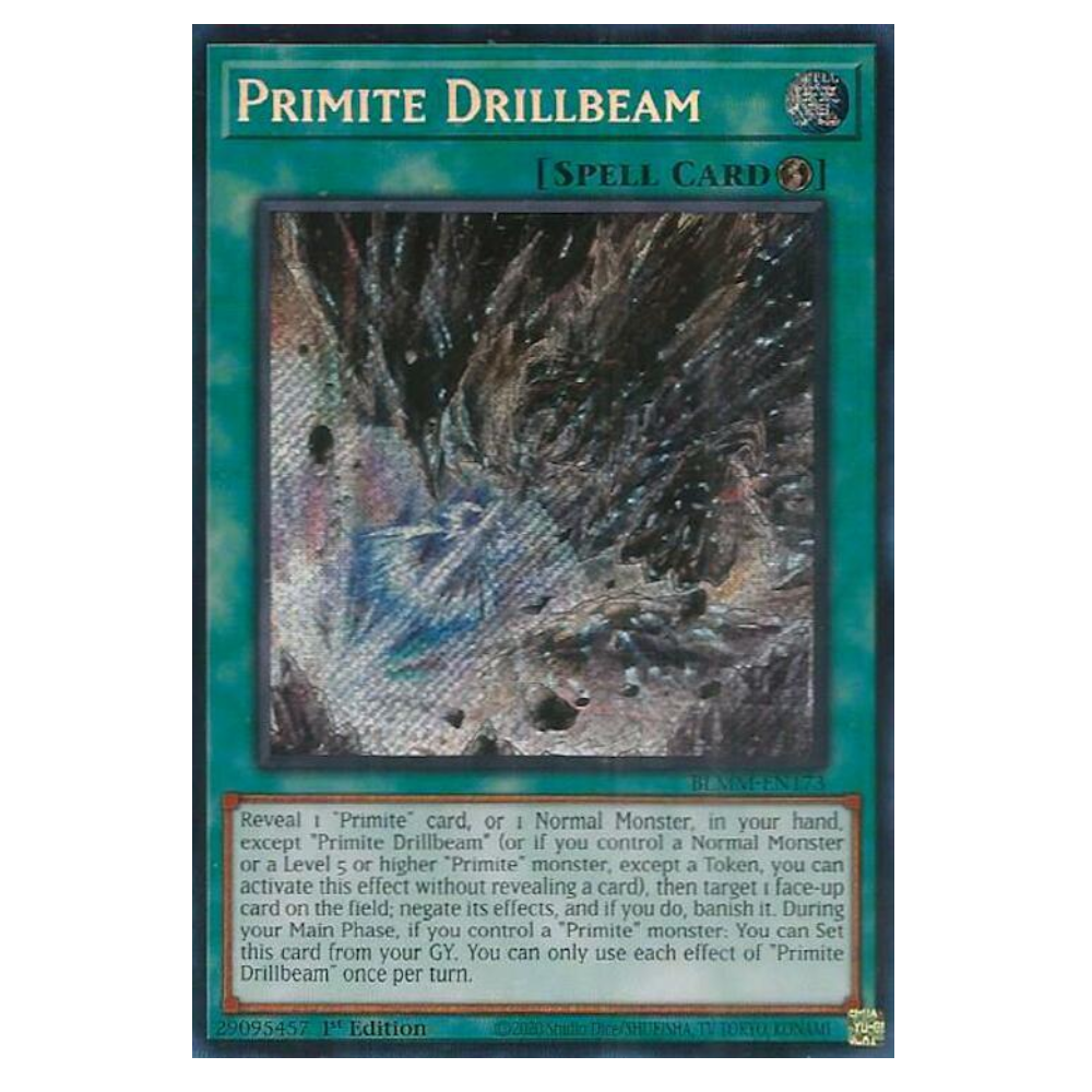 Primite Drill Beam - BLMM-EN173 - Secret Rare - 1st Edition