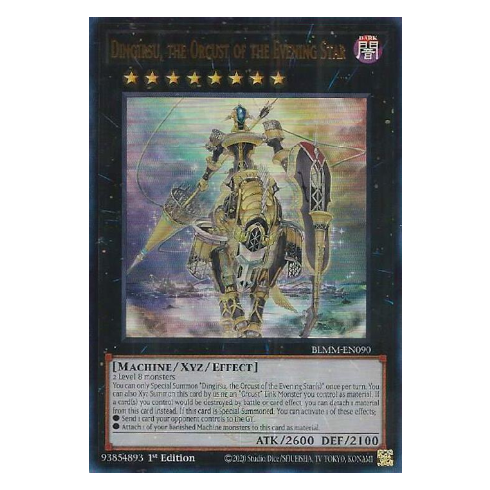 Dingirsu, the Orcust of the Evening Star - BLMM-EN090 - Ultra Rare - 1st Edition