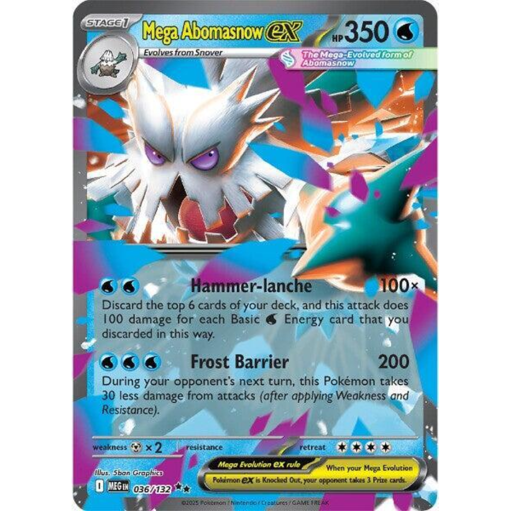 Mega Abomasnow ex - MEG 036/132 - Double Rare