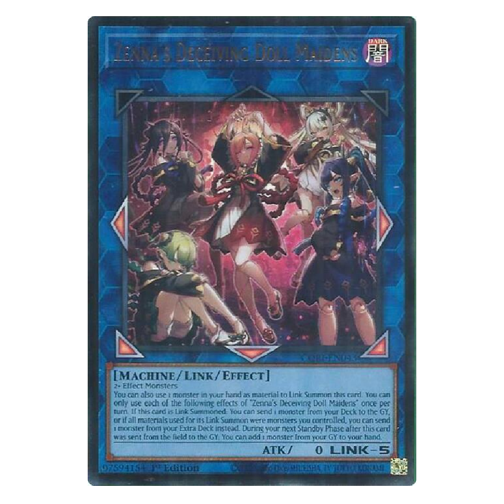 Zenna's Deceiving Doll Maidens - CORI-EN043 - Ultra Rare - 1st Edition