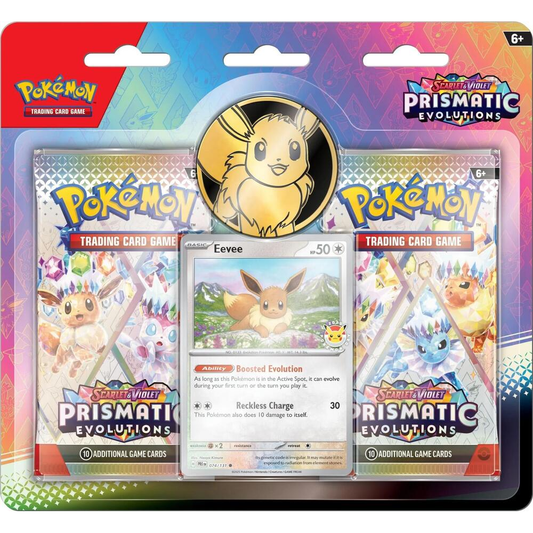 Pokemon TCG: Scarlet & Violet - 2 Pack Blister - Prismatic Evolutions - Eevee