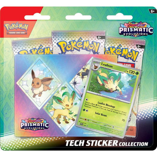 Pokemon TCG: Scarlet & Violet - Sticker Collection - Prismatic Evolutions - Leafeon