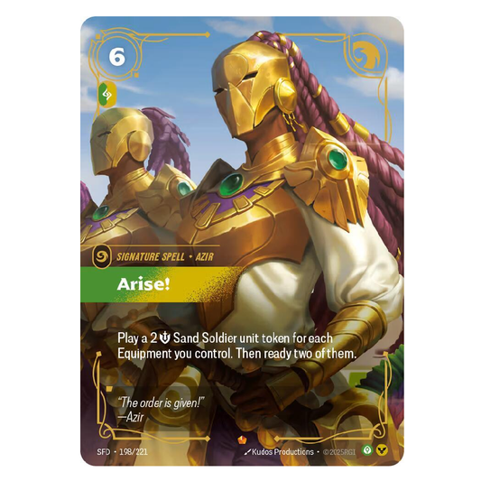 Arise! - SFD 198/221 - Epic - 1st Edition