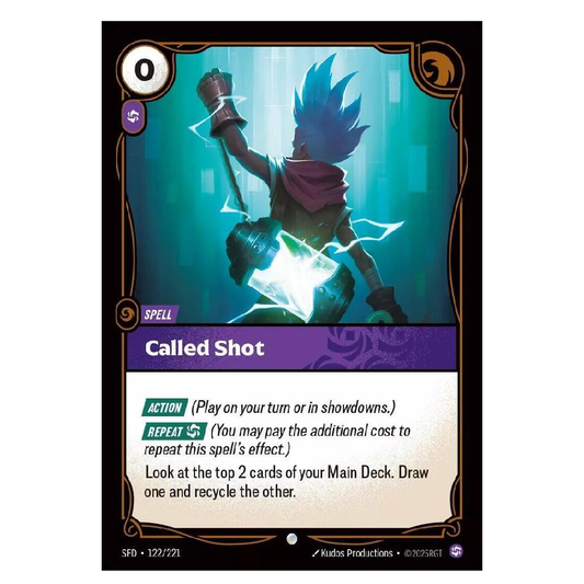 Called Shot - SFD 122/221 - Common - 1st Edition