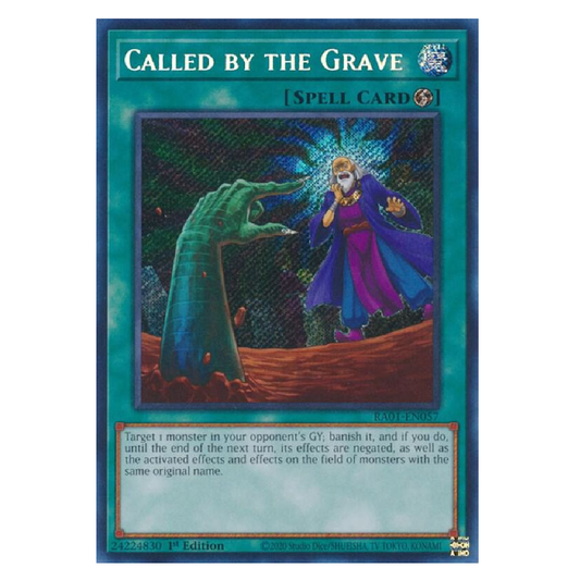 Called by the grave - RA01-EN057 - Secret Rare - 1st Edition