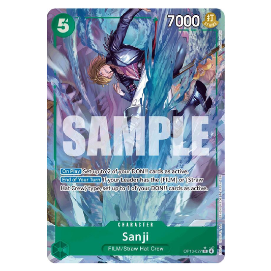 Sanji (Alt Art) - OP13-027 - R - 1st Edition