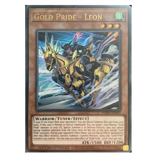 Gold Pride - Leon - PHHY-ENSP1 - Ultra Rare - Limited Edition