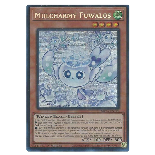 Mulcharmy Fuwalos - MP25-EN102 - Prismatic Secret Rare - 1st Edition