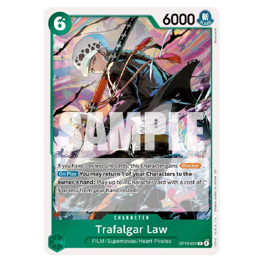 Trafalgar Law - OP13-031 - R - 1st Edition